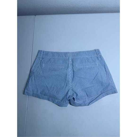 SO Women’s Navy White Stripe Cotton Shorts Size 3 - Picture 7 of 8